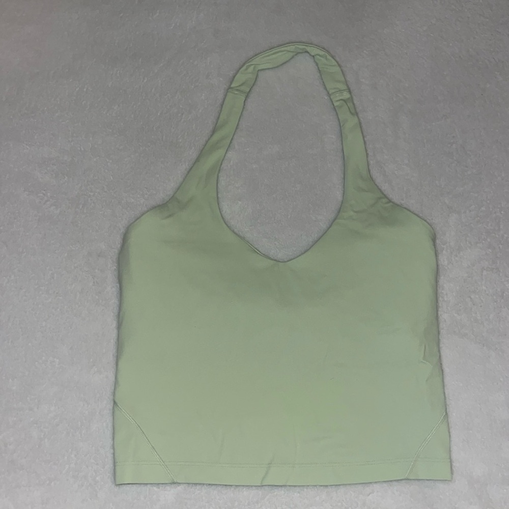 Lululemon Light Green Halter Neck Tank Size 4